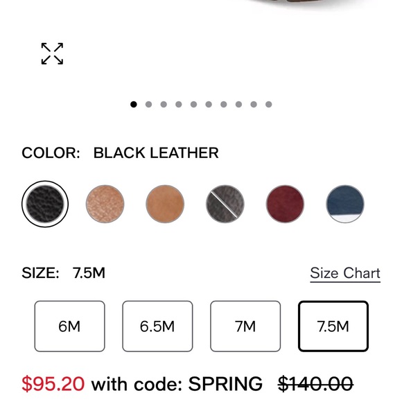 Cole Haan Evelyn Bow Driver Loafer 7.5 Black - Picture 9 of 10